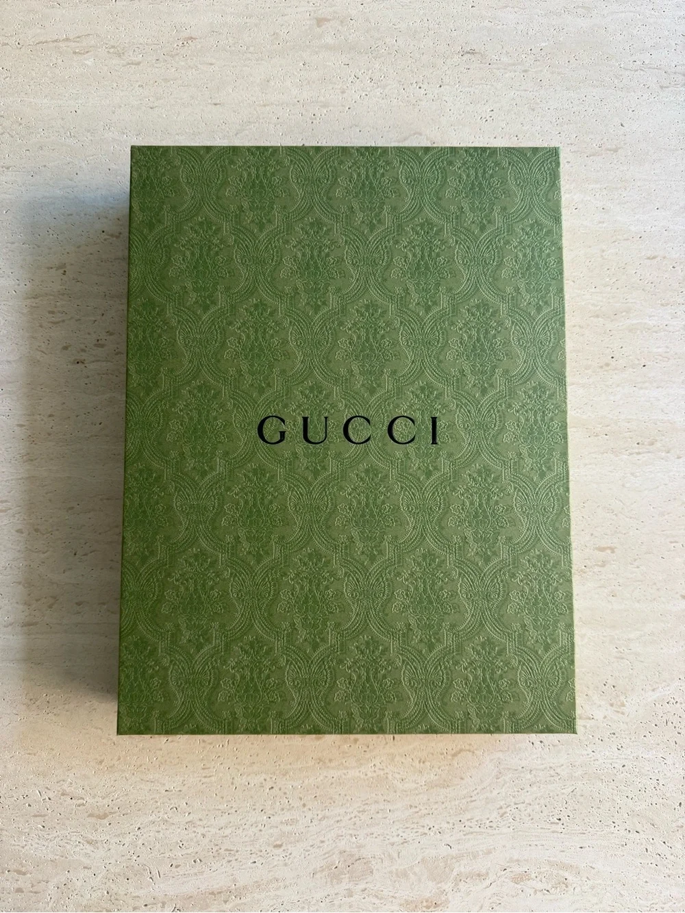 NWT Gucci Grey GG Logo Wool-Cashmere Rectangular Scarf Unisex
